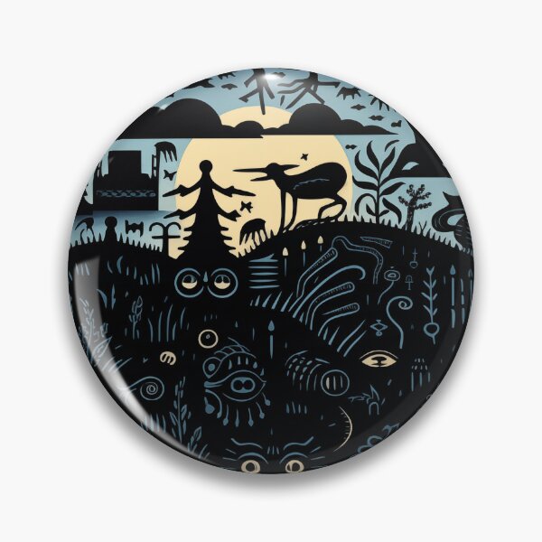 Item preview, Dark Omens Doodle Print designed and sold by JaimeLikes.