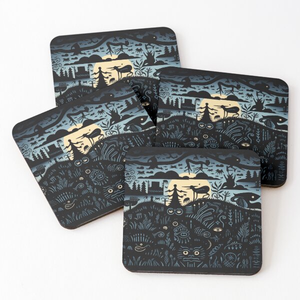 Item preview, Dark Omens Doodle Print designed and sold by JaimeLikes.