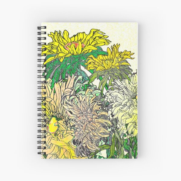 With Flowers Spiral Notebook
