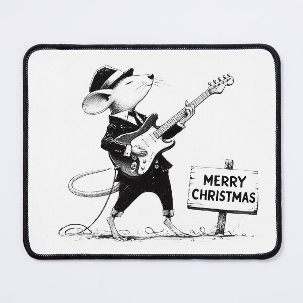 Item preview, Guitar-playing mouse musician designed and sold by Happinessgiver.