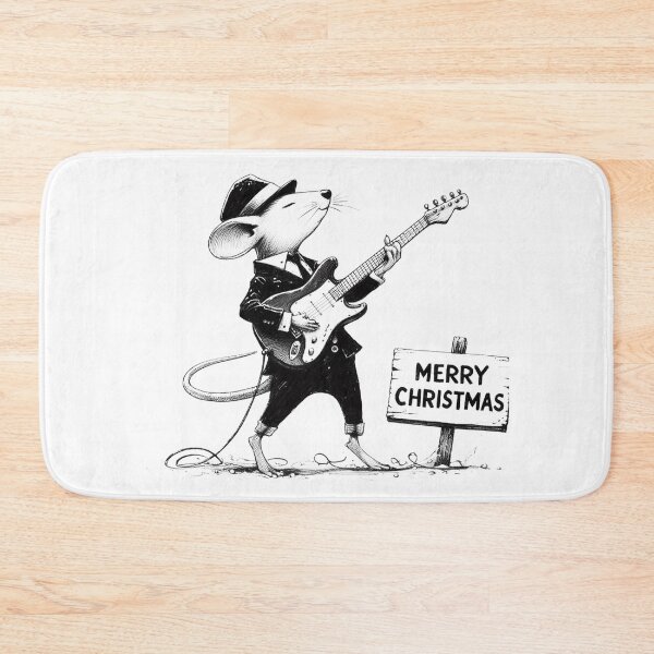 Item preview, Guitar-playing mouse musician  designed and sold by Happinessgiver.