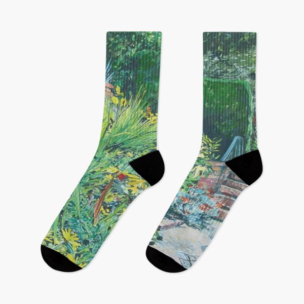 Item preview,  Warm Border in Autumn at Cloudehill by Jo Reitze designed and sold by joreitzeartist.