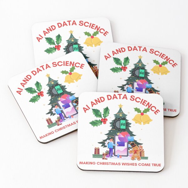 Item preview, AI and data science, making christmas wishes come true, data christmas designed and sold by NoetherSym.