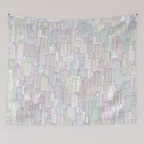 Item preview, Crowded city designed and sold by AlinaSCorner.