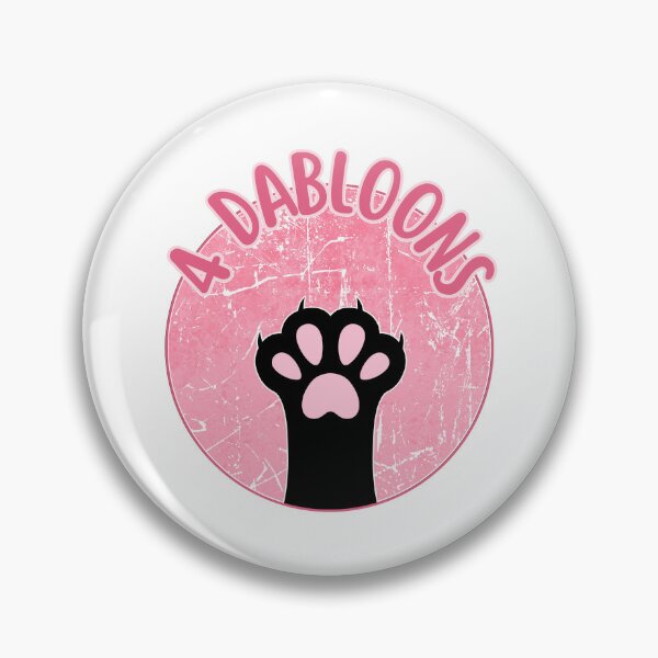 Item preview, 4 Dabloons | Cat Meme Trend designed and sold by ObsidianDaz.