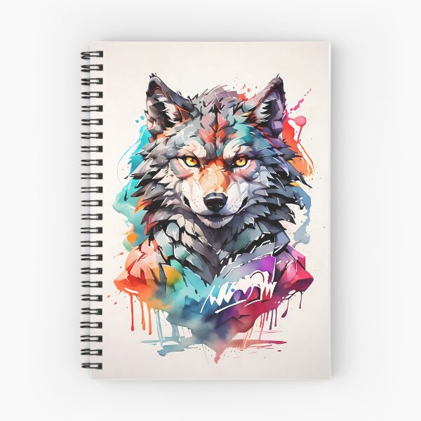Item preview, High quality wolf painting designed and sold by RAILGUNWII.