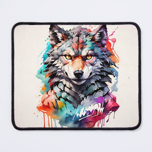Item preview, High quality wolf painting designed and sold by RAILGUNWII.