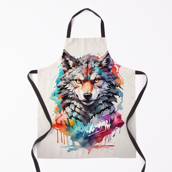 Item preview, High quality wolf painting designed and sold by RAILGUNWII.