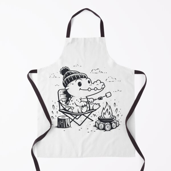Item preview, A campground alligator roasting marshmallows designed and sold by Happinessgiver.