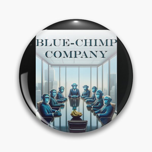 Item preview, Blue-Chimp Company - Dad joke designed and sold by Matthew Kinnersly.