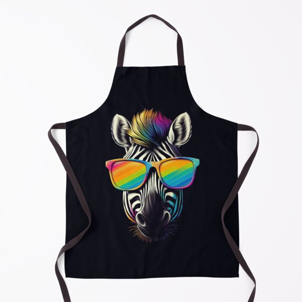 Artikelvorschau, Cooles Zebra mit Regenbogenbrille entworfen und verkauft von Studio Pico.