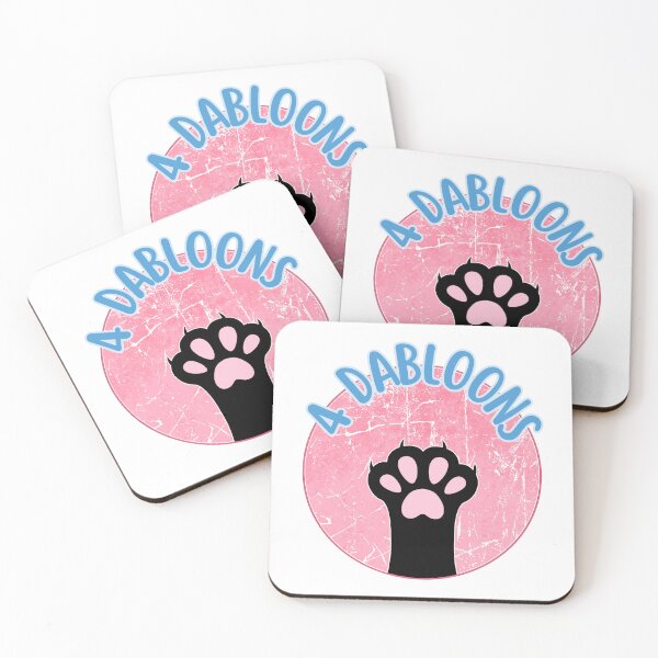 Item preview, 4 Dabloons | Cat Meme Trend designed and sold by ObsidianDaz.