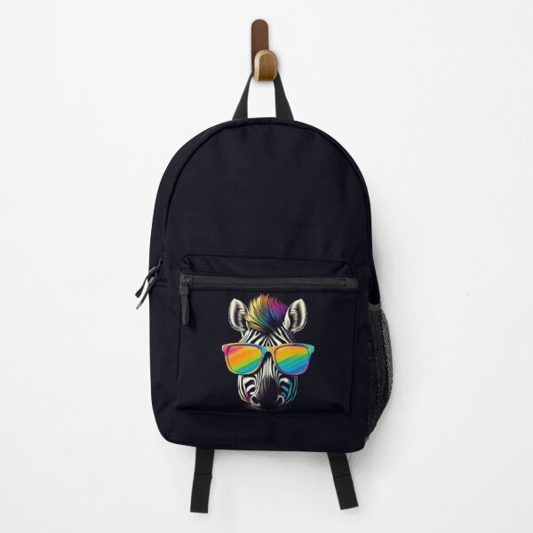 Artikelvorschau, Cooles Zebra mit Regenbogenbrille entworfen und verkauft von Studio Pico.