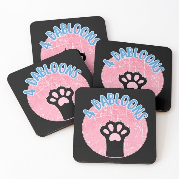 Item preview, 4 Dabloons | Cat Meme Trend designed and sold by ObsidianDaz.