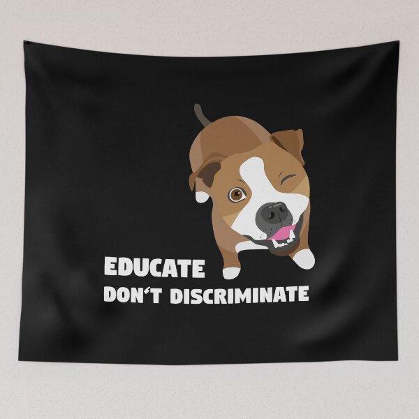 Item preview, Educate, don't discriminate - Anti-BSL designed and sold by WeightPulling.