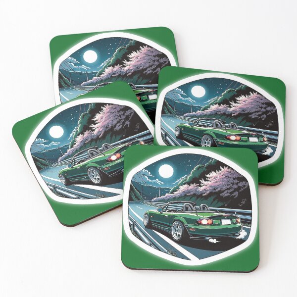 Item preview, Initial D style green NB Miata Charry blossom dash designed and sold by mugooooo.