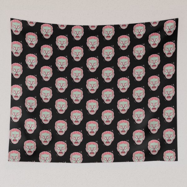 Item preview, Retro Zombie Halloween Mask // Spooky Zombie Guy designed and sold by Wendy-Stephens.