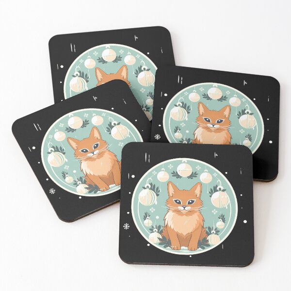 Item preview, Somali Cat Xmas Ornament, Love Cats designed and sold by Logiamerch.