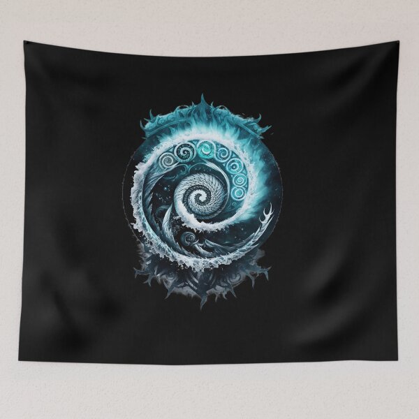 Item preview, Mystical vortex: an ice spiral of life designed and sold by EternalDelight1.