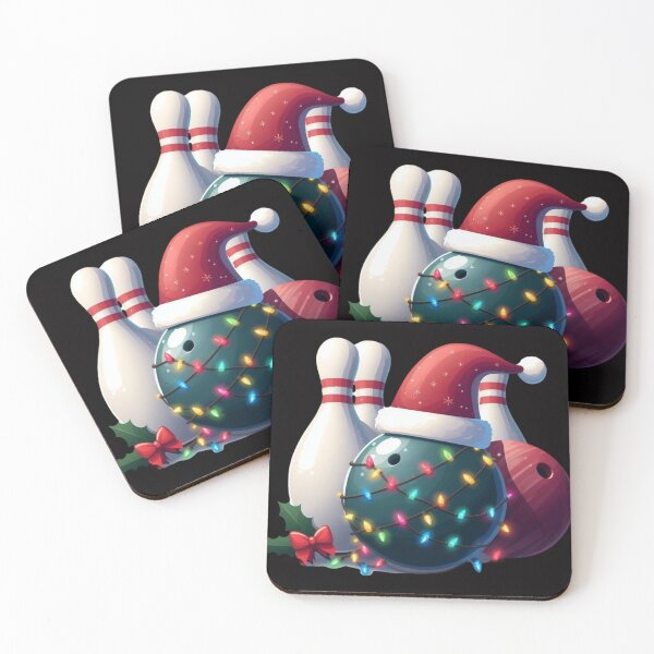 Item preview, Merry Bowling Balls & Santa Cones Extravaganza designed and sold by HeadTurningArt.
