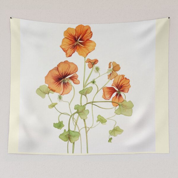 Item preview, Nasturtium Flowers Inspired By My Mothers Flower Paintings  designed and sold by CDC40.