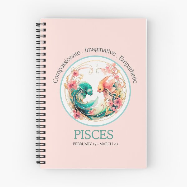 Item preview,  Cute Funny Daily Horoscopes Pisces  zodiac- Horescope/SunSign Theme  on pink back ground designed and sold by CosmicNook1.