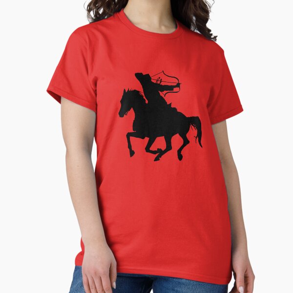 Item preview, Horse archer silhouette - black designed and sold by NerdScribblings.