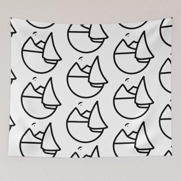 Item preview, sailing and paragliding black designed and sold by NitArtCafe.
