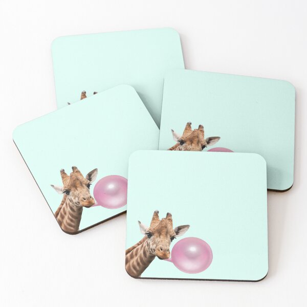 Item preview, Giraffe making Bubble Gum Pop designed and sold by Bebichic.