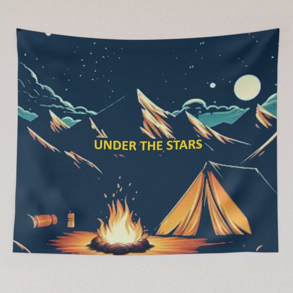 Item preview, Camping Under The Stars designed and sold by sloganwriter12.