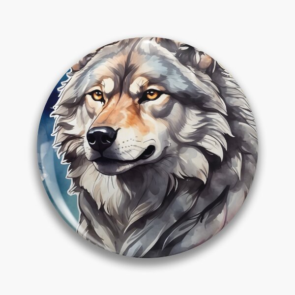 Item preview, High quality wolf painting designed and sold by RAILGUNWII.