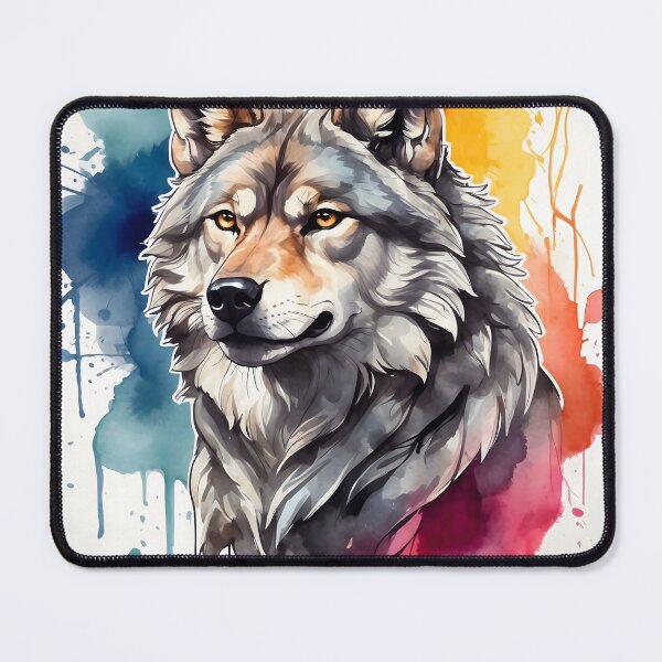 Item preview, High quality wolf painting designed and sold by RAILGUNWII.