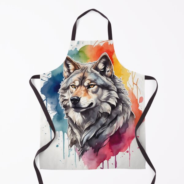 Item preview, High quality wolf painting designed and sold by RAILGUNWII.