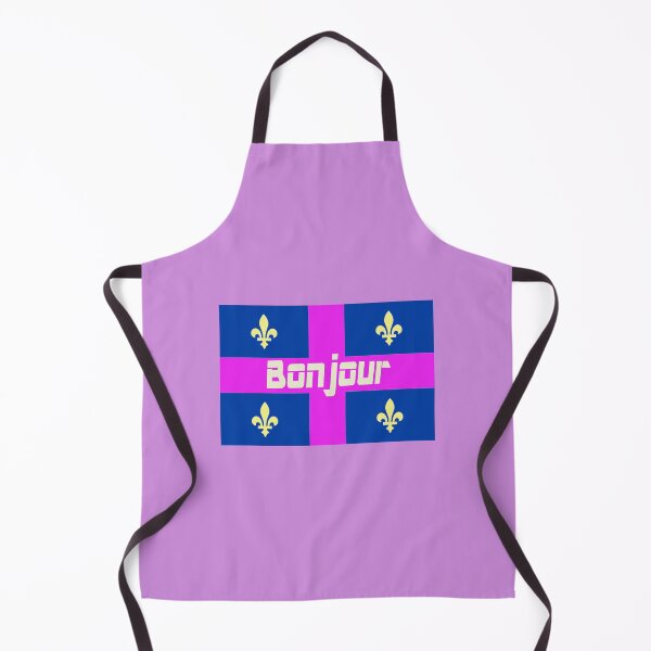 Item preview, Bonjour (hello in French) Quebec Flag designed and sold by lobodelnoir.