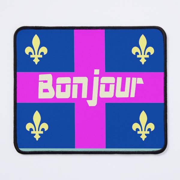 Item preview, Bonjour (hello in French) Quebec Flag designed and sold by lobodelnoir.