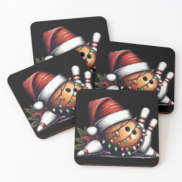 Item preview, Glowing Balls and Santa Cones Spark Holiday Magic designed and sold by HeadTurningArt.