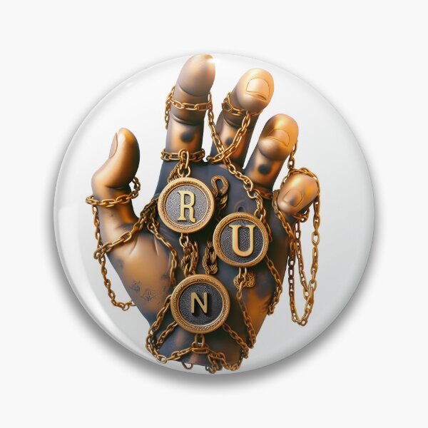 Item preview, Hand with RUN Plaques designed and sold by Glariix.