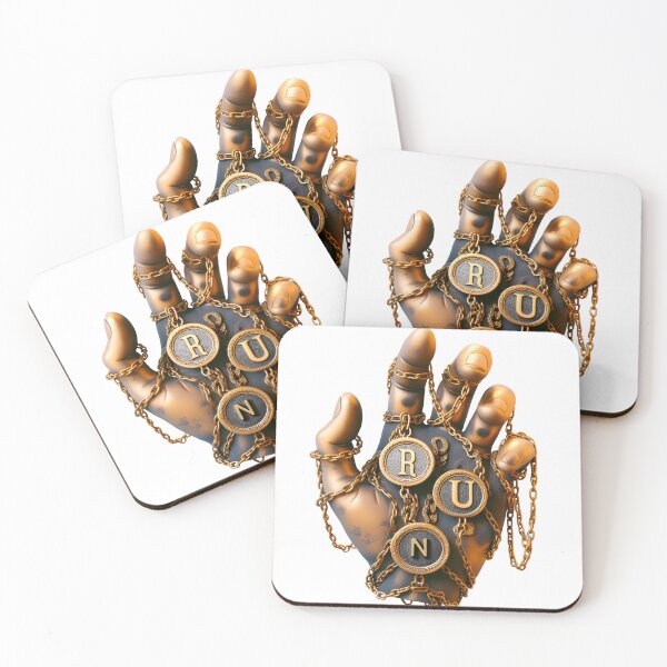 Item preview, Hand with RUN Plaques designed and sold by Glariix.
