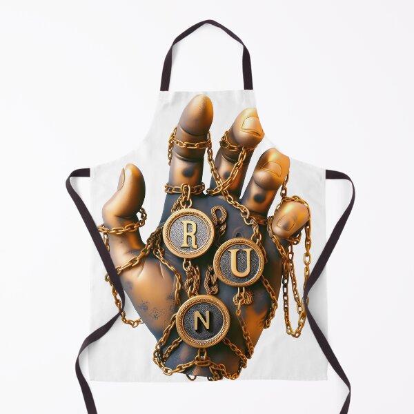 Item preview, Hand with RUN Plaques designed and sold by Glariix.