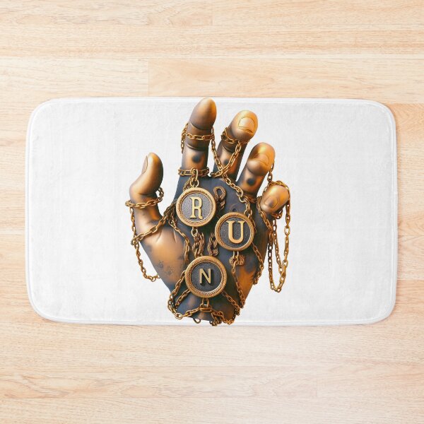 Item preview, Hand with RUN Plaques designed and sold by Glariix.