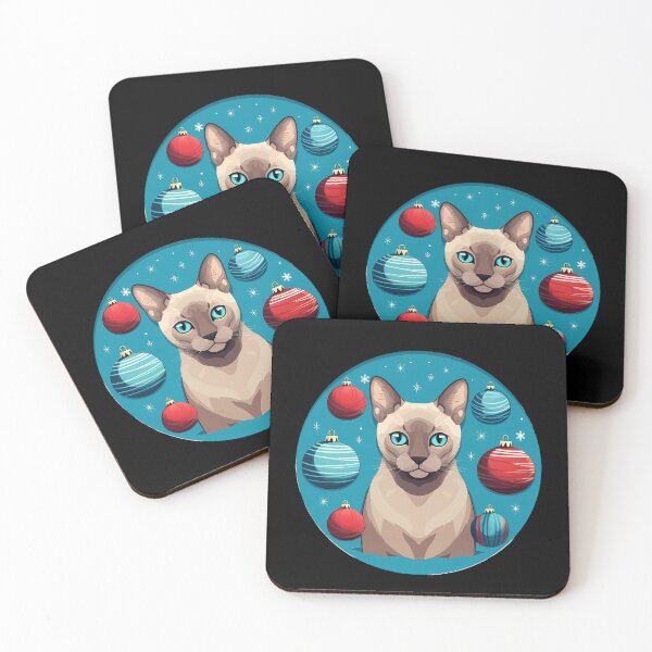 Item preview, Tonkinese Cat Xmas Ornament, Love Cats designed and sold by Logiamerch.