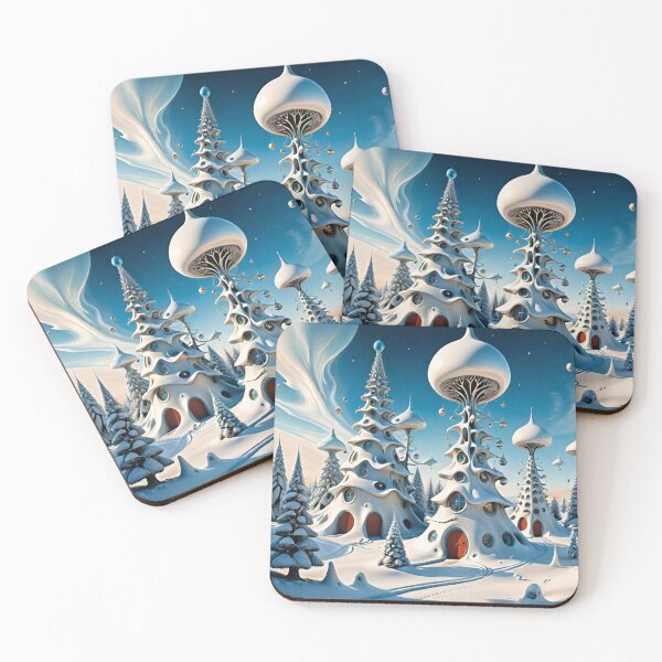 Item preview, Christmas & Winter: Surreal Snowfall Serenity designed and sold by ArtsyInventor.