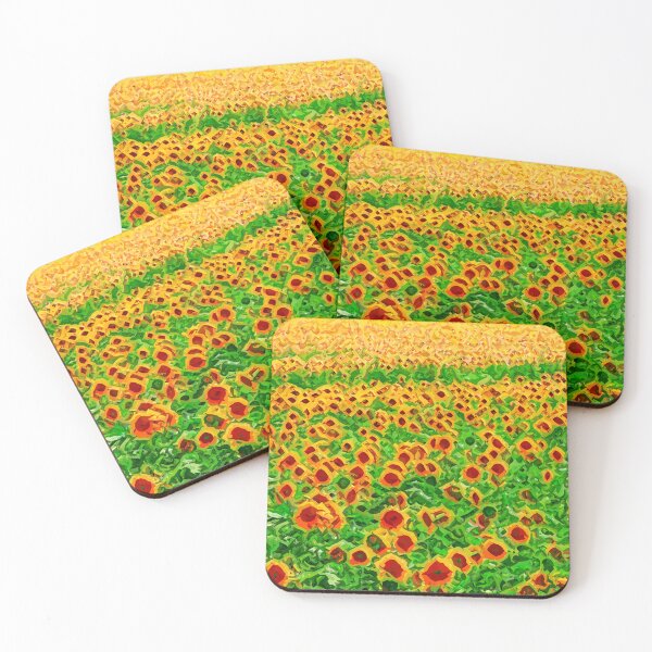 Item preview, Abstract Minimalist Sunflowers designed and sold by JoeStylistic.