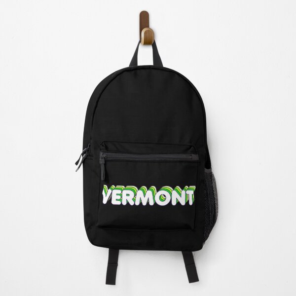 Item preview, Green Layers Vermont Name Label (Black) designed and sold by NormadWorld.