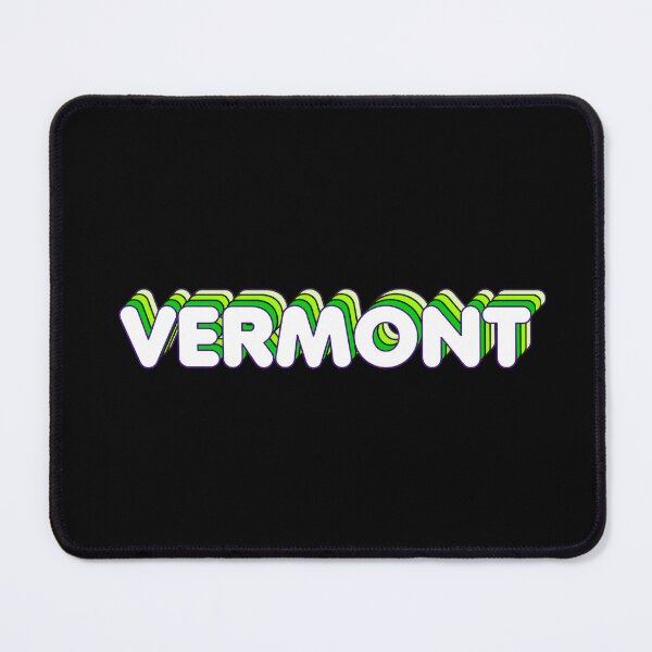 Item preview, Green Layers Vermont Name Label (Black) designed and sold by NormadWorld.