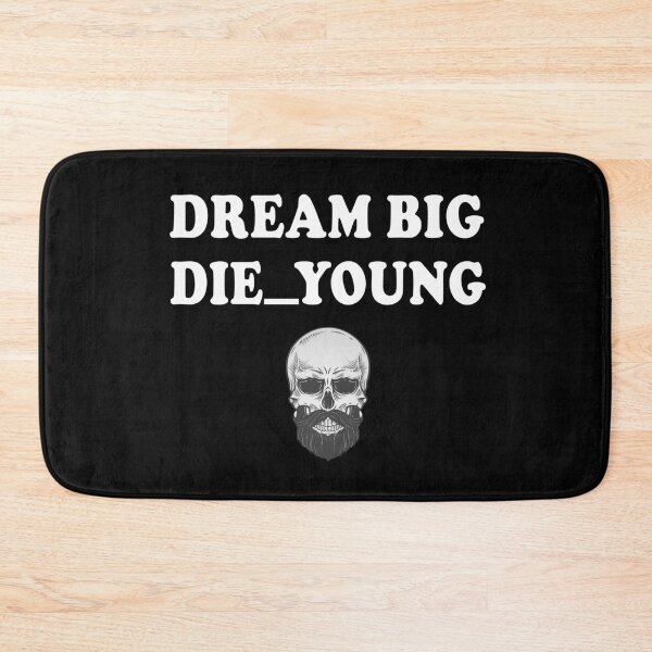 Item preview, Skull Dream Big Die Young designed and sold by rewingjadeArt.