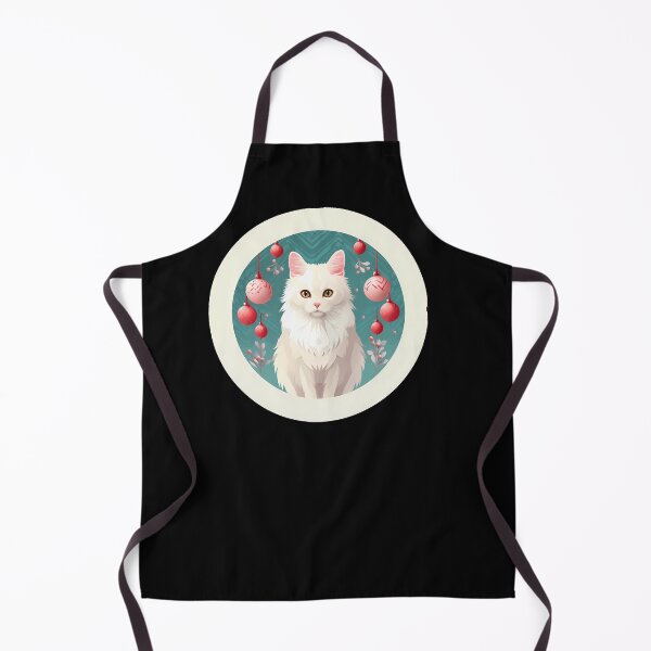 Item preview, Turkish Angora Cat Xmas Ornament, Love Cats designed and sold by Logiamerch.
