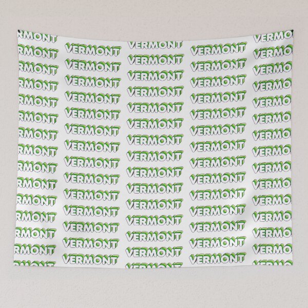 Item preview, Green Layers Vermont Name Label designed and sold by NormadWorld.