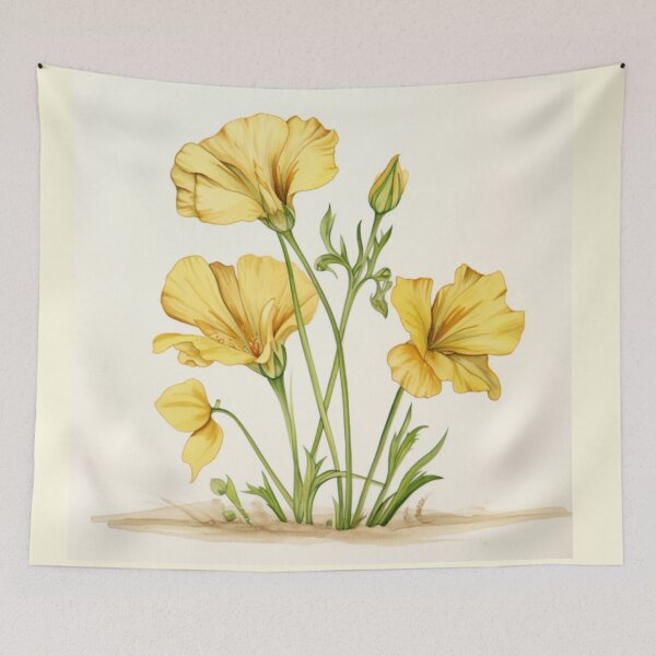 Item preview, Evening Primrose Flowers Inspired By My Mothers Flower Paintings  designed and sold by CDC40.