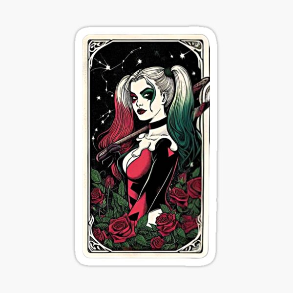 Tarot art - The Harlequin Sticker